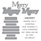 Spellbinders Clear Stamp & Die Set by Lisa Horton-Merry Sentiments